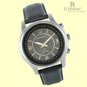 Sprechende Uhr Damen Funk Armbanduhr Solar-Hybrid Sprachausgabe Blindenuhr - Bild 1 von 1