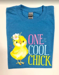 Youth One Cool Chick T-Shirt - Picture 1 of 1