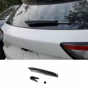 For Ford Escape 2020-2024 Carbon Fiber Rear Window Rain Window Wipers Cover Trim - Picture 1 of 5