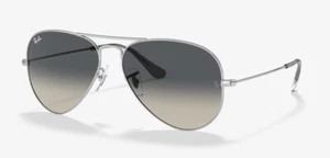 RAY BAN 3025 Aviador - Remix Personalizado - Plata/Gris Ahumado Oscuro - Imagen 1 de 1