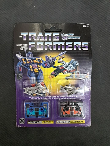 Hasbro Transformers G1 Rumble & Ravage Cassettes Walmart Reissue MOC Free Ship!! Cover