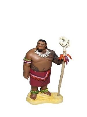 Disney Moana Father Chief Tui PVC Toy Figure Cake Topper 3.75" Tall - Image 1 of 4