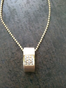 Diamantanhänger 750 Gelbgold - 12 Brillanten ca. 0,22 ct. - Top - Zustand - Bild 1 von 6