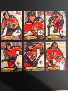 1996-97 Fleer Florida Panthers Team Set 6 Cards - Picture 1 of 1