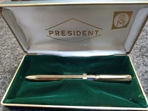 Penna vintage 4 colori President M con timbro - Foto 1 di 13