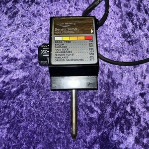 Temp Control Power Probe Supply Plug Electric Skillet for TowneCraft West Bend - Picture 1 of 3