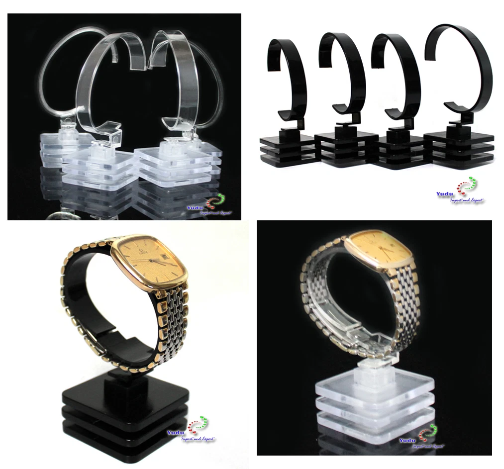 Hellery 2er Set Samt-Uhrenständer – Praktische Aufsteller Für Armbanduhren, Kratzgeschützt, 10 Cm Hoch