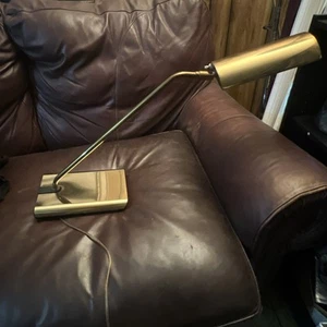Koch & Lowy Mid Century Brass Table Lamp OMI with Articulating Swing Arm - Picture 1 of 15
