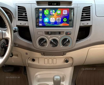 2+64GB For Toyota Hilux 2005-2015 Carplay Android 15 GPS Navi Car Radio Foto 1 de 4