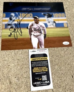 MEGAN FARAIMO SIGNED 8x10 Photo JSA COA UCLA BRUINS AUSL Softball - Picture 1 of 2