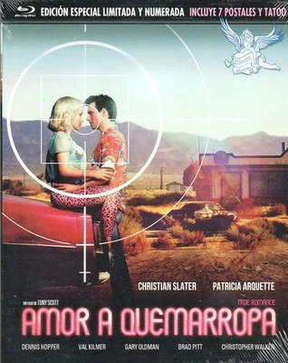 TRUE ROMANCE (1993) BLU RAY LIMITED EDITION NUMBERED + POSTCARDS - - Image 1 of 3
