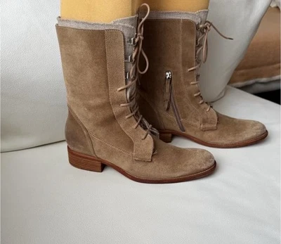 Brunello Cucinelli 中季绒面皮靴 — 第 1/4 张图片