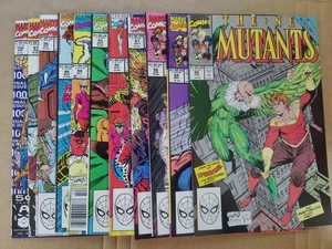 Lot Of 11 New Mutants 86 88-97 100 1st X-Force All Rob Liefeld Cameo Cable - Picture 1 of 22