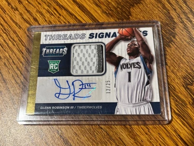 Glenn Robinson Signed Autographed Autograph Auto 2015 Panini Basketball Card /25 - Image 1 of 2