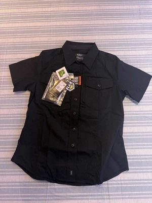 Camisa 5.11 Tactical Clase-B Manga Corta Mujer Táctil | 61018 | Negra - Pequeña Foto 1 de 3