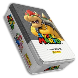 Super Mario It'S-A Me Mario! Sticker Collection Collector Tin- Grey Bowser - Picture 1 of 5
