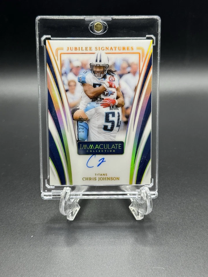 2024 Immaculate Chris Johnson Ink Auto #/49 Titans - Image 1 of 2