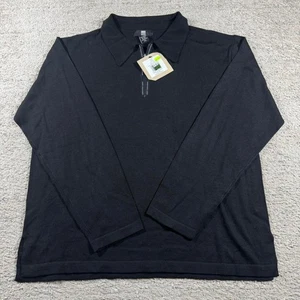 Marithè Francois Girbaud Light Weight Long Sleeve Quarter Zip Collard Shirt - Picture 1 of 5