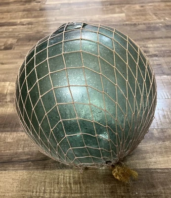 "Flotador de pesca japonés vintage grande de 12"" de diámetro" Foto 1 de 4