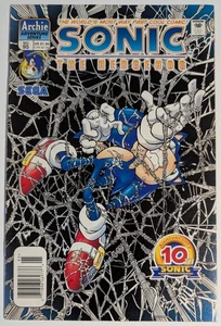 Sonic the Hedgehog #95 VF- HTF SCARCE Spider Web Cover Archie 2001 - Picture 1 of 3