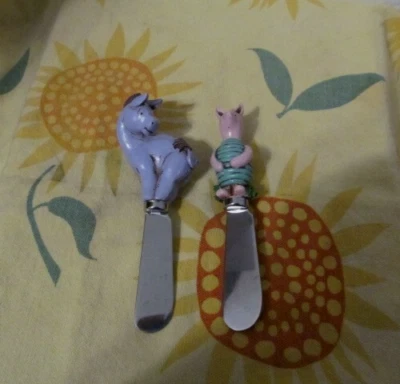 'Winnie the Pooh' de Disney Silver, Eeyore & Piglet Spreader, brillante, China Foto 1 de 4
