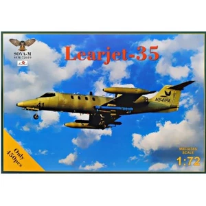 Jet de negocios "Learjet 35" SOVA-M SVM 72019 kit de avión modelo de plástico escala 1:72 - Imagen 1 de 10