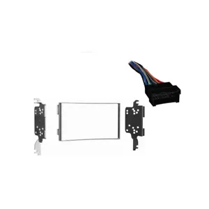 Fits Hyundai Tucson 2005-2008 Double DIN Harness Radio Install Dash Kit - Picture 1 of 3