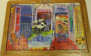 "Interior with Open Windows, 1928" Wentworth Wooden Jigsaw Puzzle (250 pieces) - Picture 1 of 5