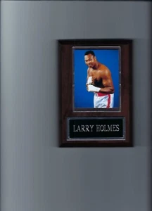 LARRY HOLMES PLAQUE BOXING PLAQUE - Picture 1 of 1