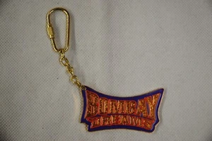 BOMBAY DREAMS RED LOGO METAL KEYRING NEW OFFICIAL AS SOLD AT THEATRE SHOWS RARE - Picture 1 of 5