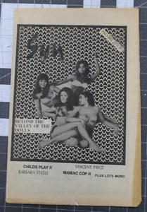 SYN Zine 1989/90 Psychotronic Horror Cult Barbara Steele Russ Meyer Childs Play - Bild 1 von 7