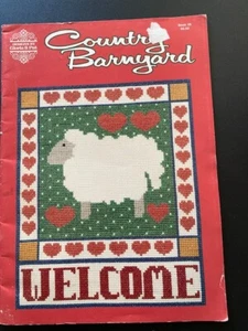 Cross Stitch Designs by Gloria and Pat Country Barnyard Patterns Vintage 1984 - Picture 1 of 3