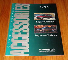 Original 1996 Subaru Legacy & Impreza Outback Accessories Sales Brochure