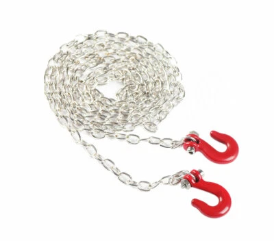 1:10 RC Crawler Accessories Tow Chain W/ Trailer Hook For RC Car Truck Truggy - Image 1 of 4