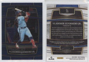 2022 Panini Select Concourse Retail Blue Prizm Vladimir Guerrero Jr #73