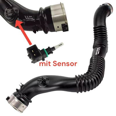 Tubo intercooler per BMW Serie 1 E87 116d 118d 120d 123d 11617797481 con sensore - Immagine 1 di 4