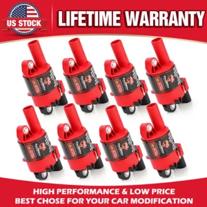 D514A Premium High Performance Ignition Coil Pack (8) For LS2 LS3 LS4 LS7 Engine - Picture 1 of 12