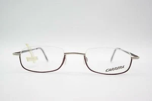 Vintage Carrera CA 7128 Silber Kupfer Halbrand Brille Brillengestell NOS - Picture 1 of 6