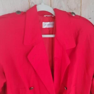 Liz-claiborne Women's Red Jacket - Picture 1 of 7