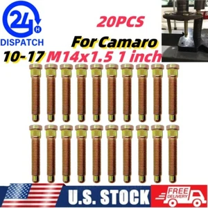 20PCS For 2010-2017 Chevrolet Camaro M14x1.5 1 inch Wheel Studs Kit - Picture 1 of 8