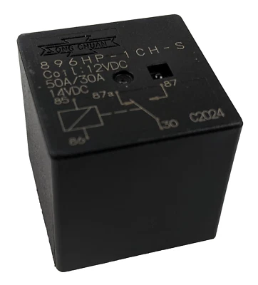 Song Chuan 896HP-1CH-S Relay High Current 50A/30A 12Vdc Coil SPDT Automotive NEW - Image 1 of 3