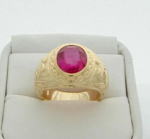 VINTAGE NAVY RING UNITED STATES NAVAL RING 14K RARE US NAVY ANTIQUE RING - Picture 1 of 5