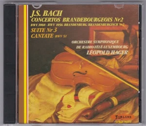 Leopold Hager - J.S. Bach Concertos Brandebourgeois Nr2 - CD (Forlane France) - Picture 1 of 3