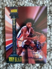 Isaiah Thomas SIGNED 1994 Signature Rookies Tetrad  683/1050 Detroit Pistons