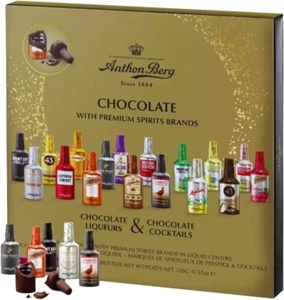 2x Anthon Berg Chocolate Liqueurs with 21 Famous Original Liquor Spirits 2025 - Picture 1 of 5