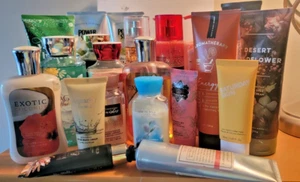 MISC Lot Bath & Body, other named creams/lotions/body spray, new & used see pics - Picture 1 of 7