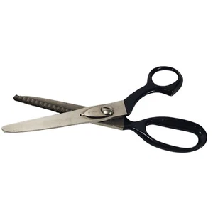 Vintage 4 D Pinking Shear Zig Zag Scissor Scalloped Edge Cut Material Black USA - Picture 1 of 10