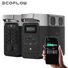 Ecoflow Delta 2 Portable Power Station 2400w Max Lifepo4 Battery Solar Generator