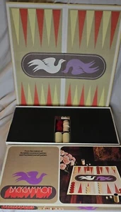 Vintage Selchow & Righter Backgammon 1975 Board Game Complete S and R Games - Picture 1 of 5