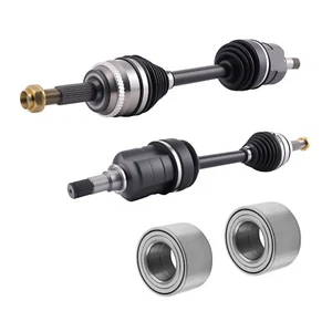 Front Left + Right CV Axle Shaft&Bearing Kit for Toyota Corolla Auto Trans 03-08 - Picture 1 of 12